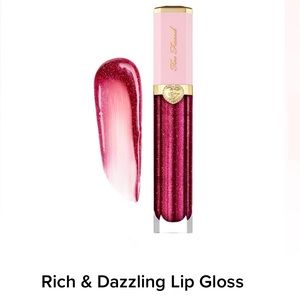 3/$35 Too faced High Shine Lip Sparkling Lip Gloss